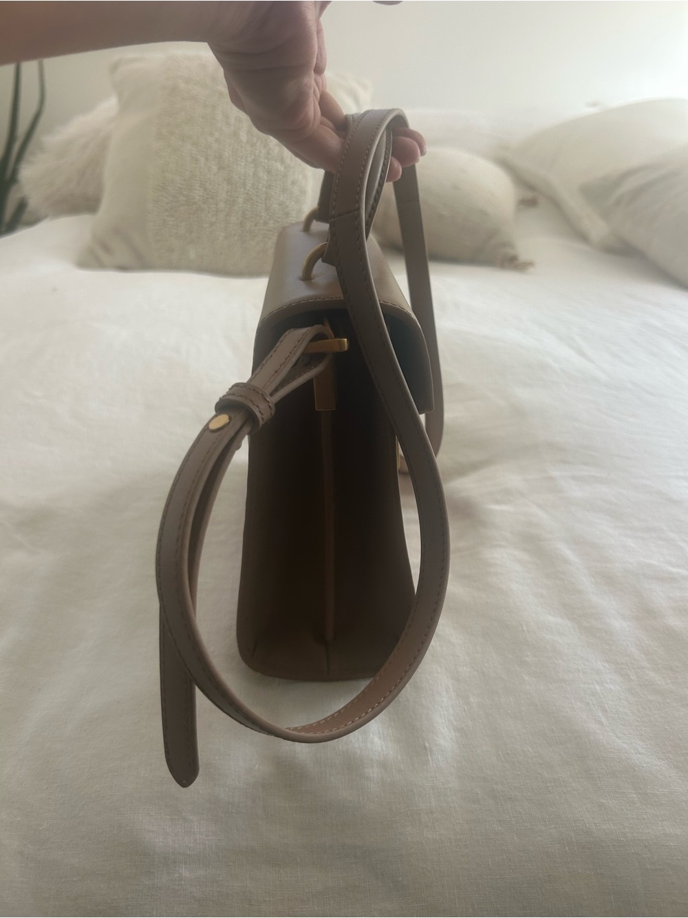 ** New with Tags - Quince Italian Leather Top Handle - Picture 2 of 8